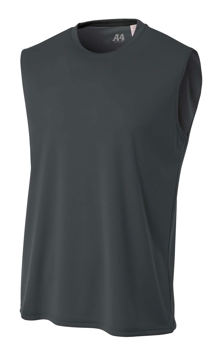 A4 Men's Cooling Performance Muscle Tank Top - Moisture-Wicking Workout Shirt for Gym & Running | Breathable & Quick-Dry Athletic Wear for Summer Training & Outdoor Sports