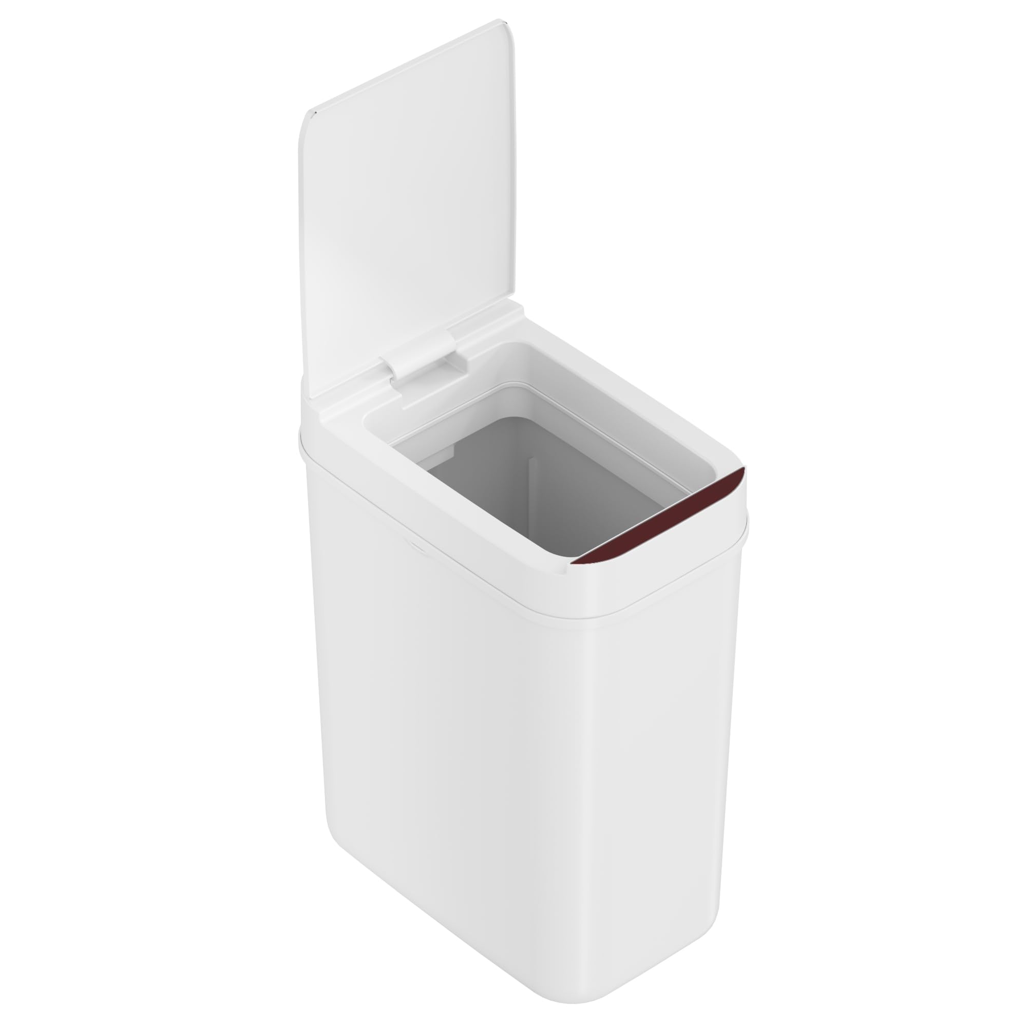 iTouchless 3 Gallon Automatic Motion Sensor Trash Can - 10L Slim Touchless Garbage Bin with Lid, Smart Motion Control for Bathroom, Bedroom, Office - White | Perfect for Small Spaces & Hygiene-Conscious Homes