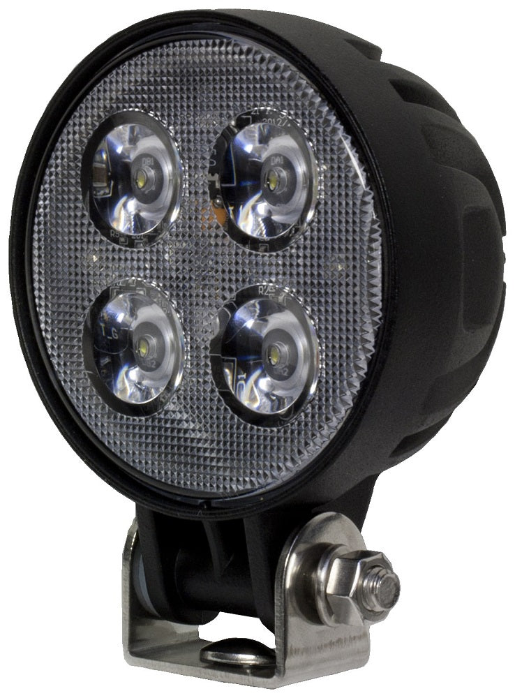 Great White 912 MV 3 Round LED Work Light - Bright White Light for Automotive, Marine, and Construction Worksites