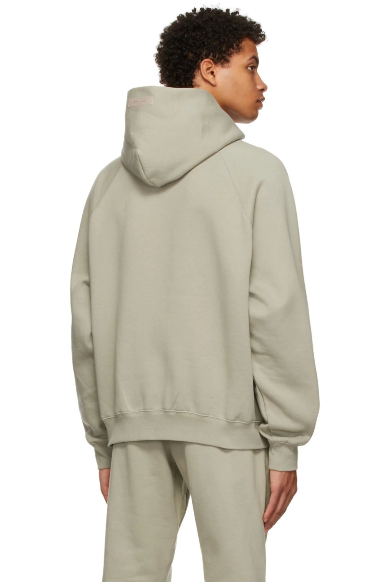 Fear of God Essentials Graphic Pullover Hoodie - Seafoam Green SS22 Collection | Men's Casual Streetwear Sweatshirt for Everyday Wear & Lounge