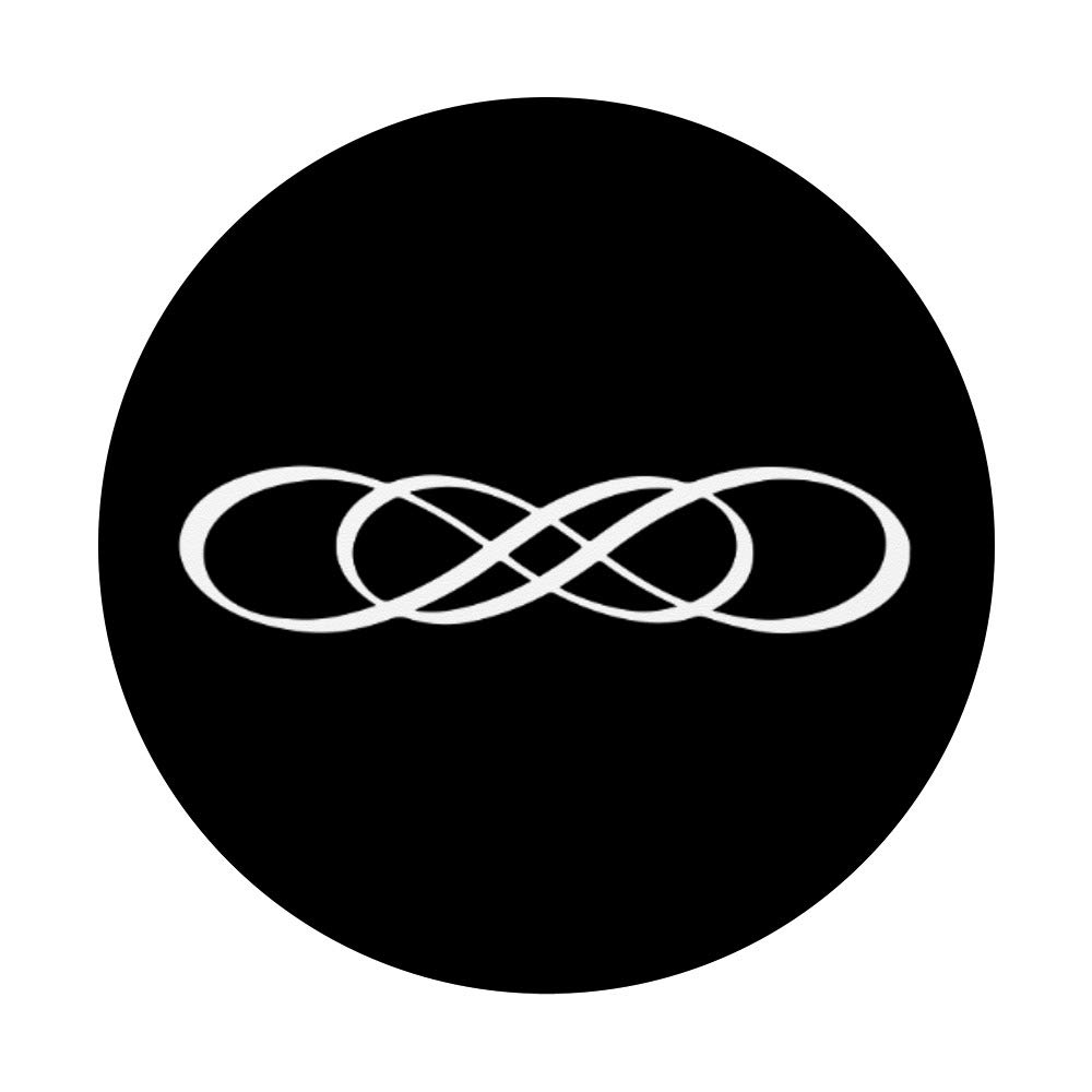 Double Infinity Symbol PopSockets Swappable Phone Grip - Interchangeable PopGrip for iPhone, Samsung & Tablets - Perfect for Secure Holding, Selfies & Everyday Use