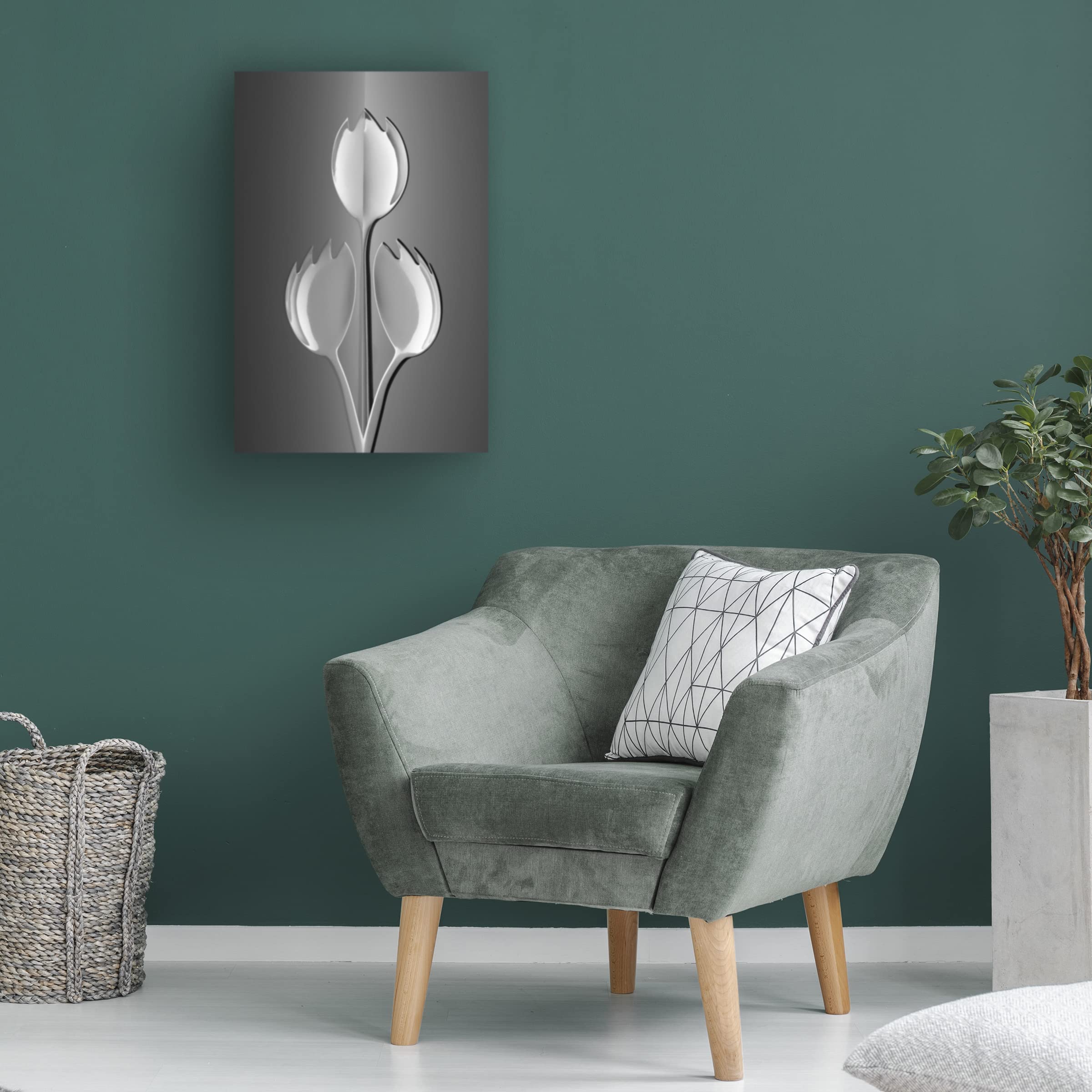 Trademark Fine Art 'Tulips From Holland' Canvas Art Print by Wieteke De Kogel - Floral Wall Decor for Living Room, Bedroom & Office