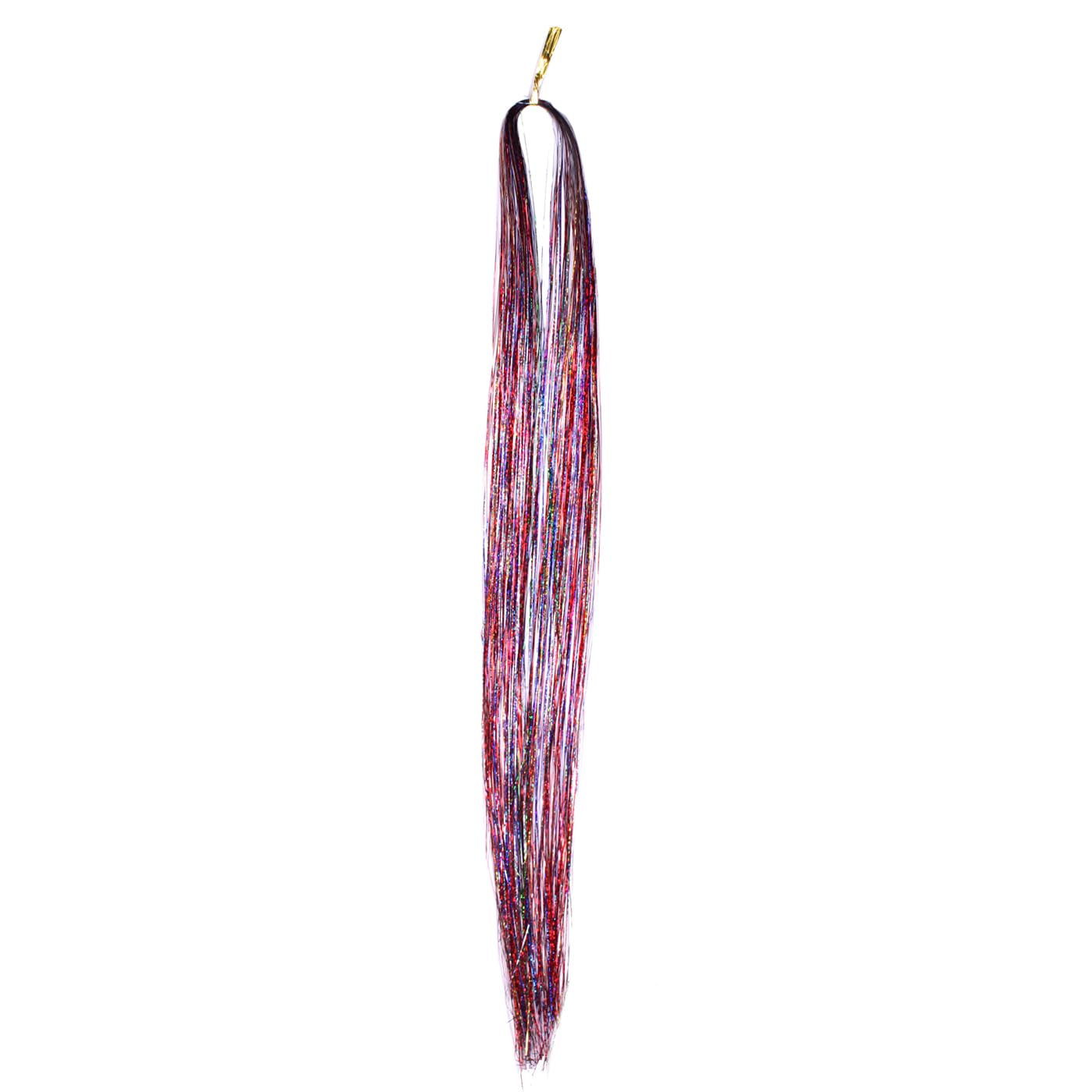 Kabello Sparkle Highlights Hair Extensions for Women & Girls - Pink Ombre Clip-in Extensions for Parties, Cosplay & Special Occasions