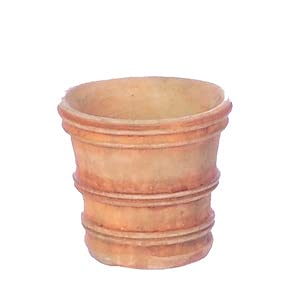 Vintage Aged Country Pots - Miniature Dollhouse Accessories for DIY Crafts, Home Decor, and Collectibles | Perfect for Miniature Gardens, Fairy Gardens, and Dollhouse Displays
