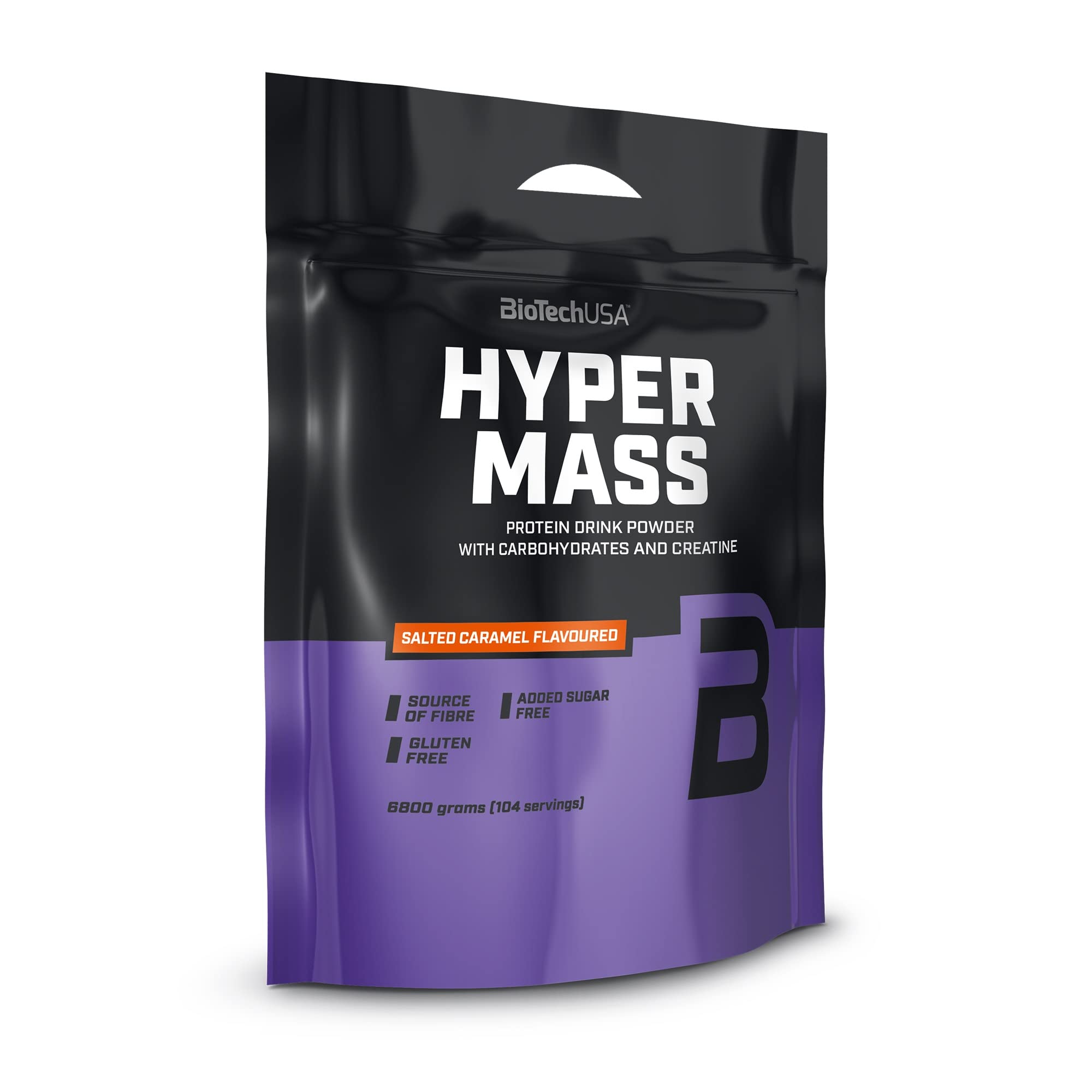 BioTechUSA Hyper Mass Gainer Protein Powder - Salted Caramel Flavor 15 lbs (6800g) for Muscle Growth & Weight Gain - Perfect for Post-Workout Recovery & Bodybuilding Nutrition