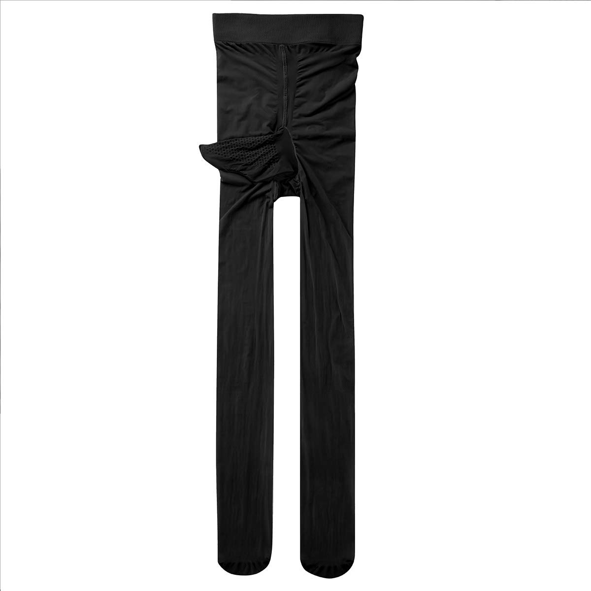 Sexy Open Crotch Pantyhose Bodysuit for Men - Stretchable Tight Body Stockings - Perfect for Roleplay, Cosplay & Intimate Wear