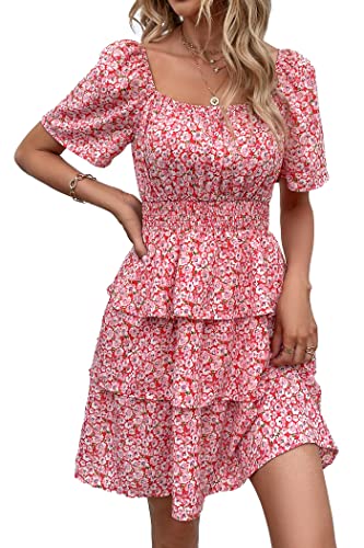 Red Pink Floral