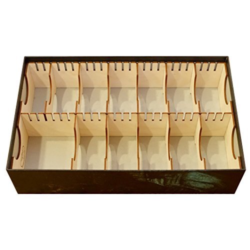 Premium Wooden Card Game Organizer for Ascension - The Broken Token Storage Box | Compatible with All Expansions | Perfect for Game Nights & Collectors