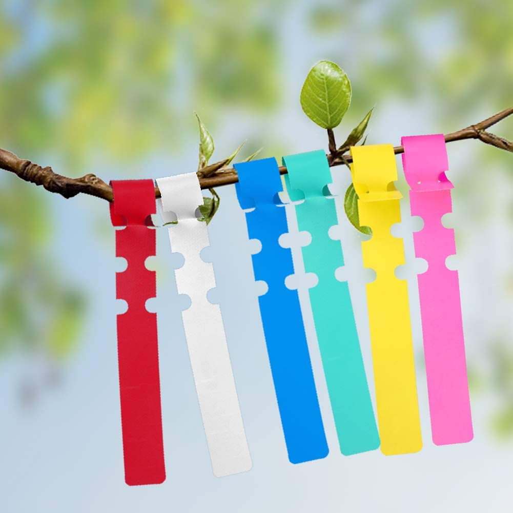 KINGLAKE 120pcs Plastic Plant Labels - Waterproof Garden Tags for Trees, Flowers & Pots