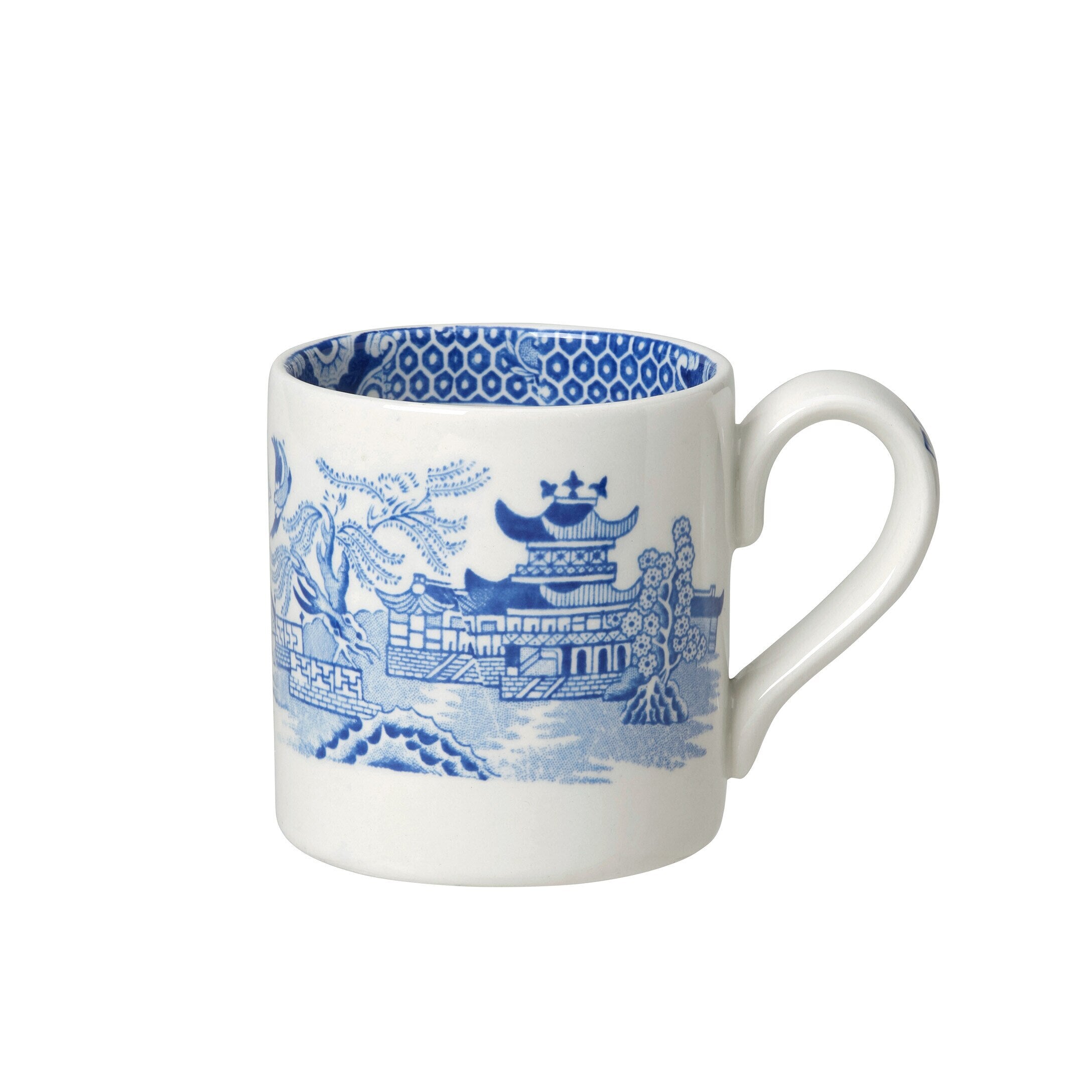 Blue Willow Dinnerware Set by Burleigh – Elegant English Bone China Plates, Bowls & Cups – Perfect for Formal Dining, Tea Parties & Home Decor