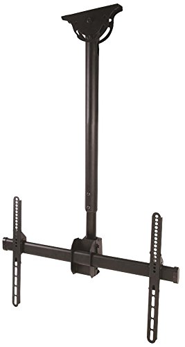 Universal TV Ceiling Mount Bracket with Tilt Base for 26-70 Inch Screens (0.56-0.91M Extension) - Perfect for Living Room, Bedroom & Commercial Spaces