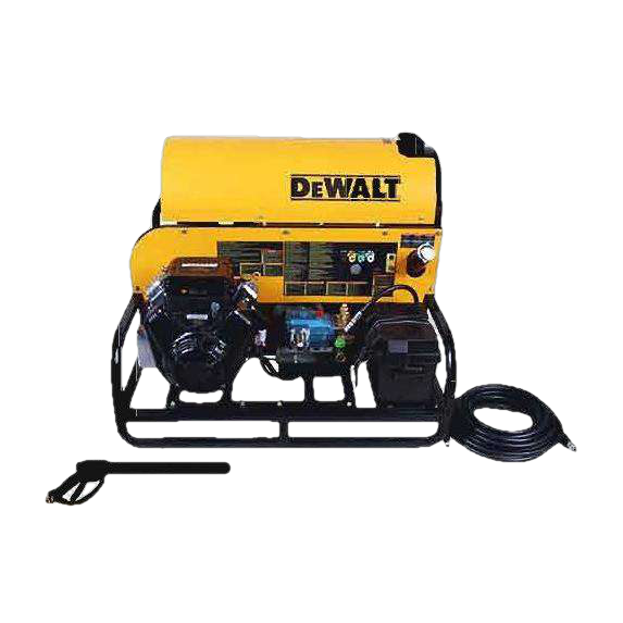 DEWALT DXPWH3650 3600 PSI 5.0 GPM Belt Drive Hot Water Pressure Washer for Industrial Cleaning, Auto Detailing & Heavy-Duty Surface Prep