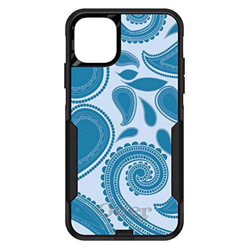 Big Blue Paisley On Black Case