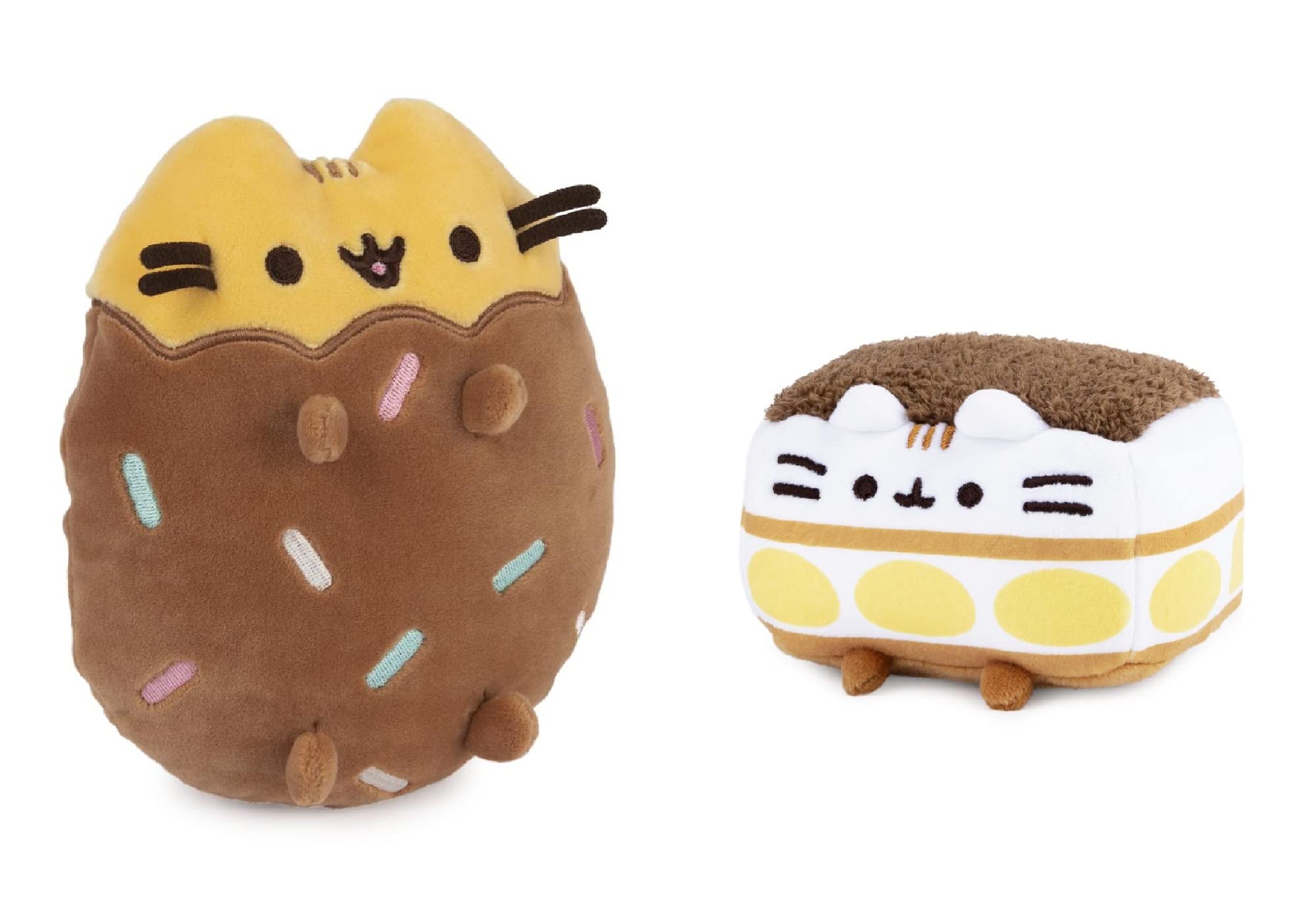 Gund Pusheen Dessert 2-Piece Plush Toy Set - 6