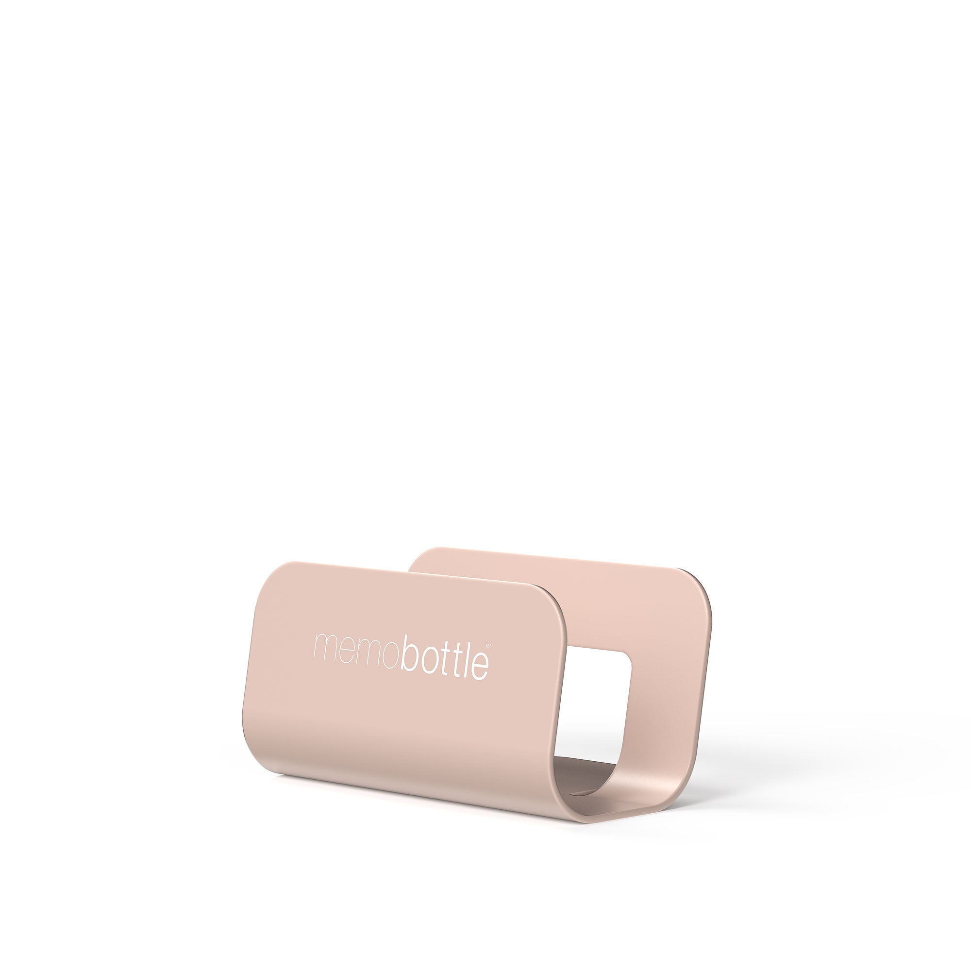 Original memobottle - Pale Coral Desk Stand | Eco-Friendly Reusable Water Bottle for Office, Home & Travel | BPA-Free, Leak-Proof Design