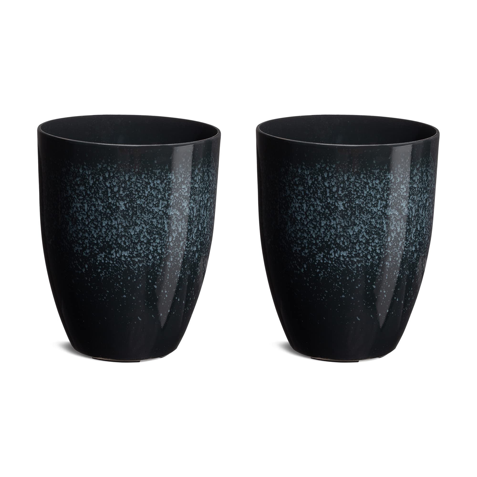 Glitzhome Set of 2 Large Tall Planter Pots - 16.75