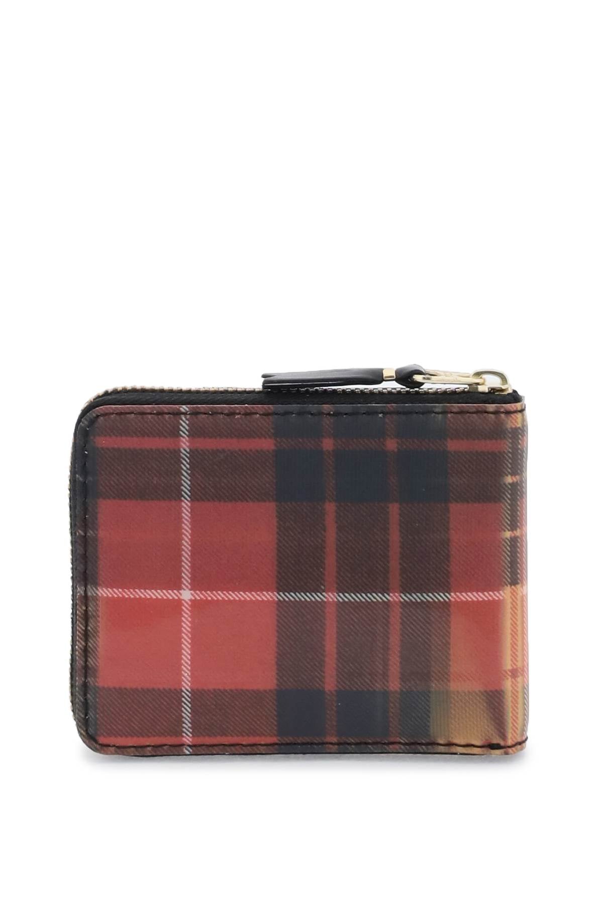 Comme des Garcons Zip Around Wallet with Lenticular Effect - Stylish RFID Blocking Bifold Wallet for Men & Women | Perfect for Travel, Business & Everyday Use