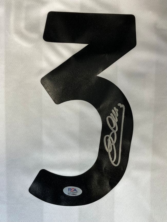 Authentic Giorgio Chiellini Signed Juventus White Adidas Soccer Jersey with PSA Hologram - Perfect for Soccer Fans, Collectors & Memorabilia Displays