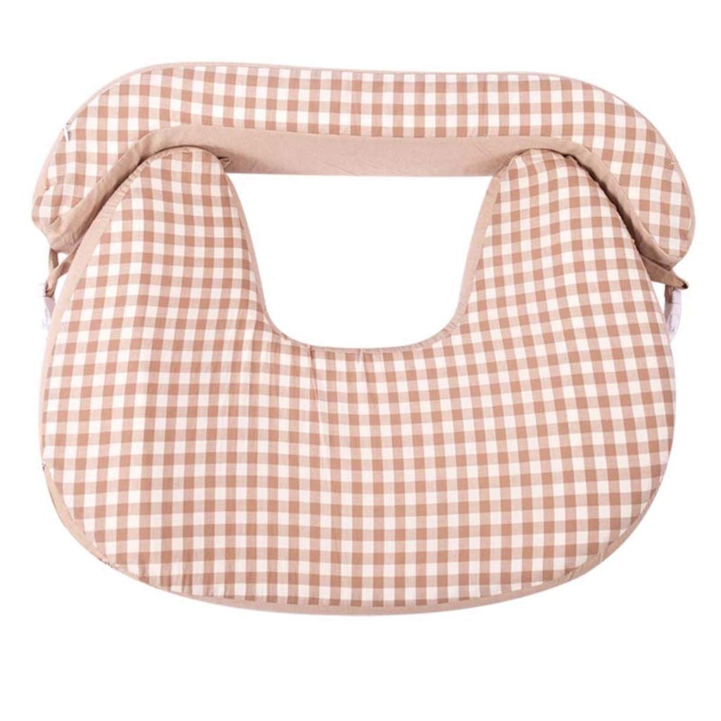 Premium Nursing Pillow for Breastfeeding - Soft & Supportive Baby Feeding Pillow with Safety Fence - 4 Seasons Use for Comfortable Nursing, Bed Rest & Computer Work