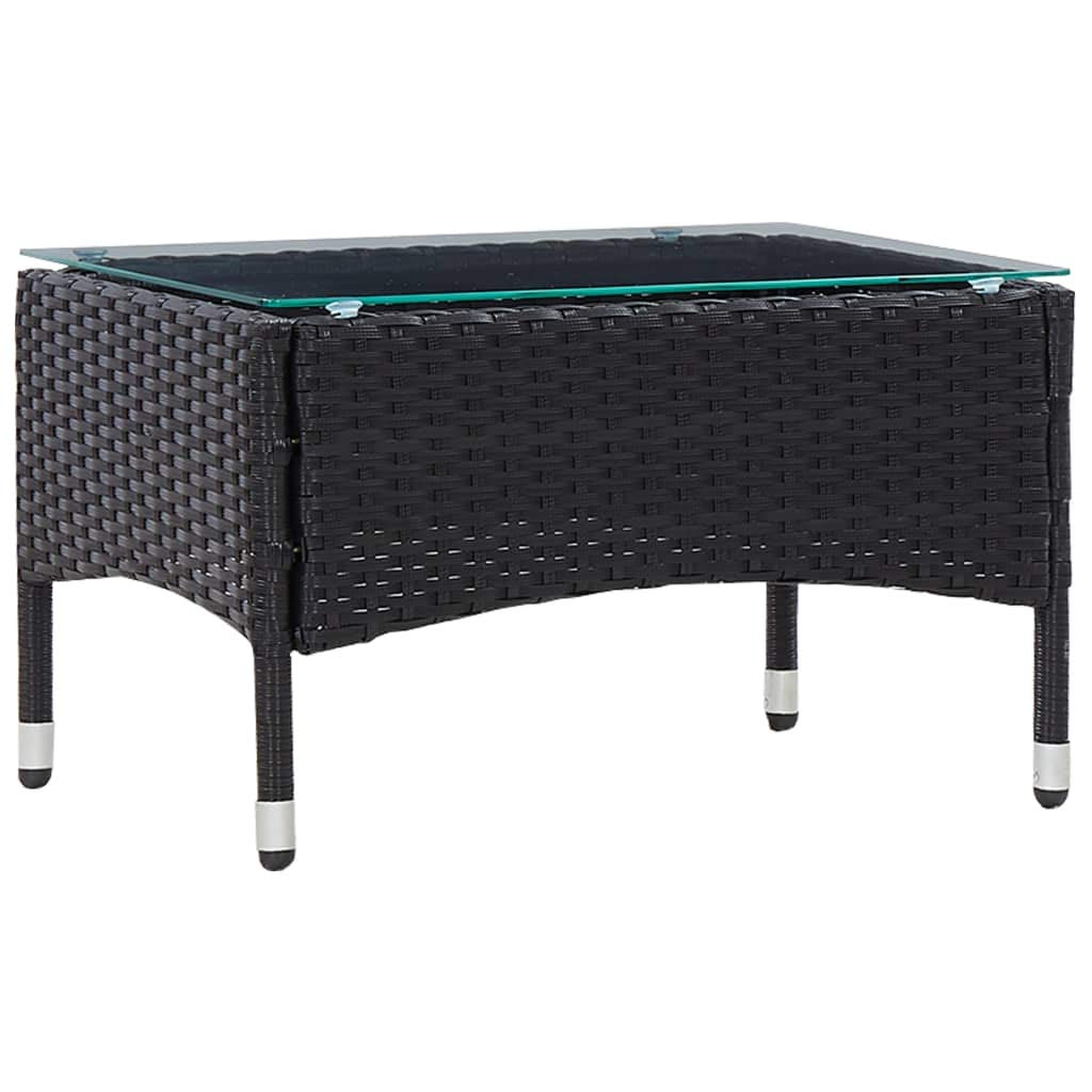 Traditional Black End Table - Lightweight Side Table for Living Room, Bedroom & Office - Perfect for Small Spaces, Nightstands & Home Decor