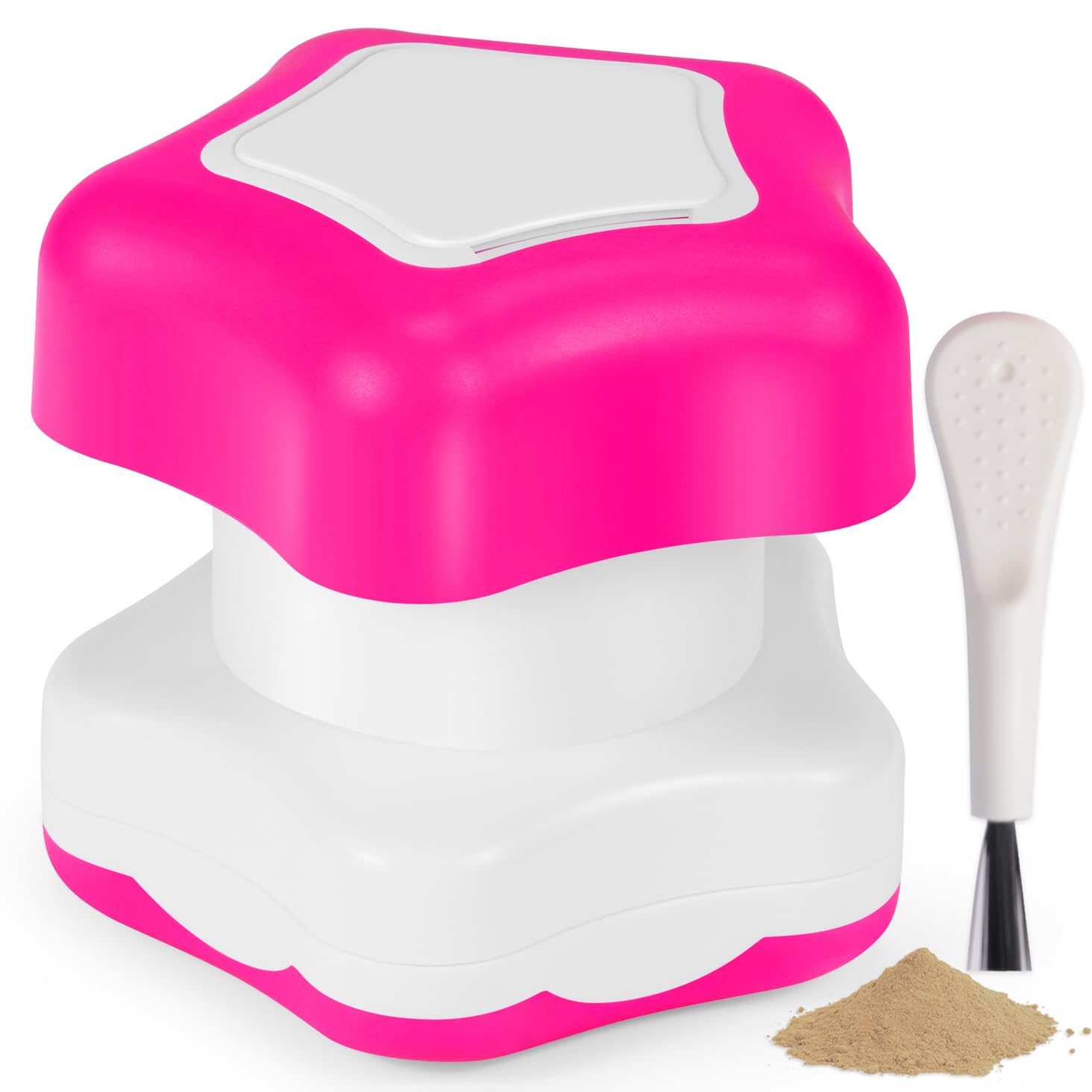Johnbee Pill Crusher & Grinder - Fine Powder for Easy Medication - Storage Compartment & Silicone Edges - Grinds Multiple Pills at Once - Includes Cleaning Brush (Purple) - Perfect for Elderly Care, Family Use & Pet Medication