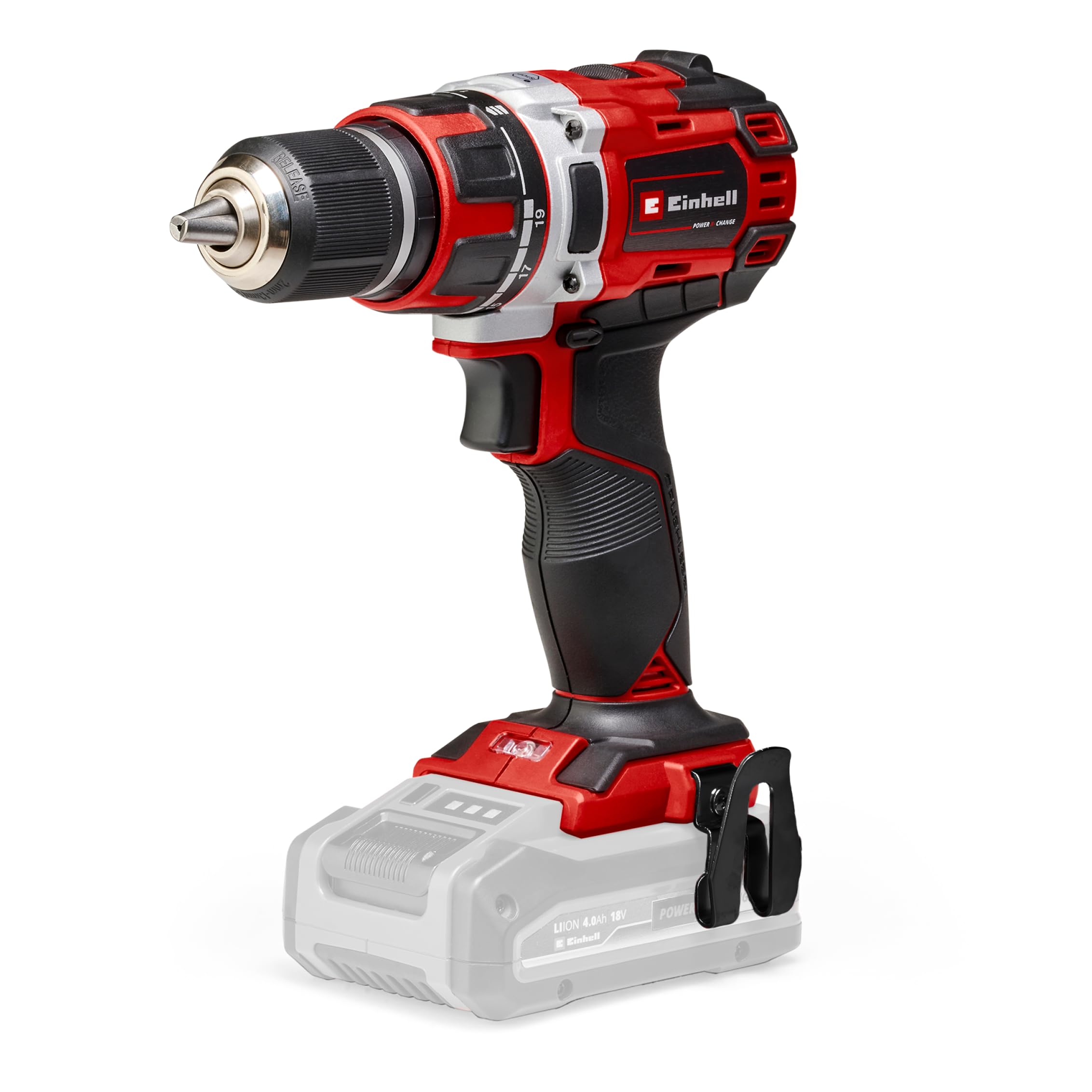 Einhell TE-CD 18/50 Li BL Cordless Drill/Driver - 18V, 50Nm Max Torque, 13mm Chuck, 2-Speed Gearbox (Battery & Charger Not Included) - Perfect for DIY Projects, Home Repairs & Professional Construction Work
