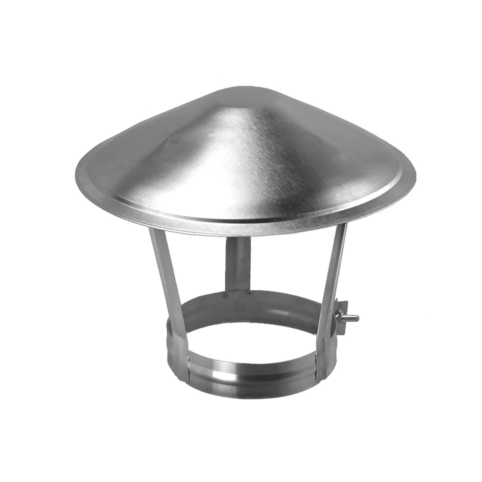 Stainless Steel Chimney Cap Cover - Rain & Snow Protection, Debris Guard for Fireplace - Durable Outdoor Use for Home & Garden Safety
