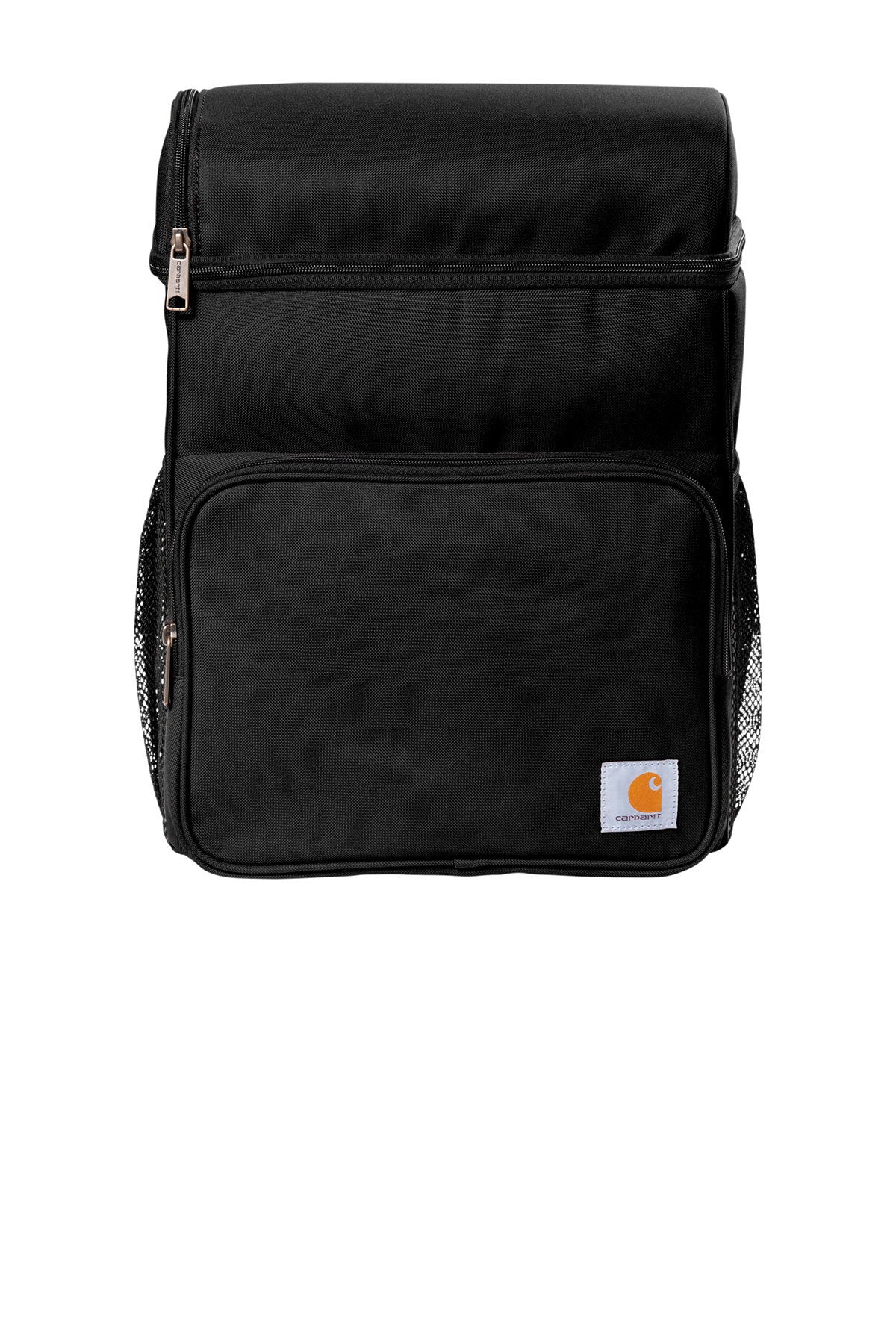 Carhartt 20 Can Insulated Backpack Cooler - Black | Heavy-Duty Portable Cooler for Camping, Hiking & Outdoor Adventures