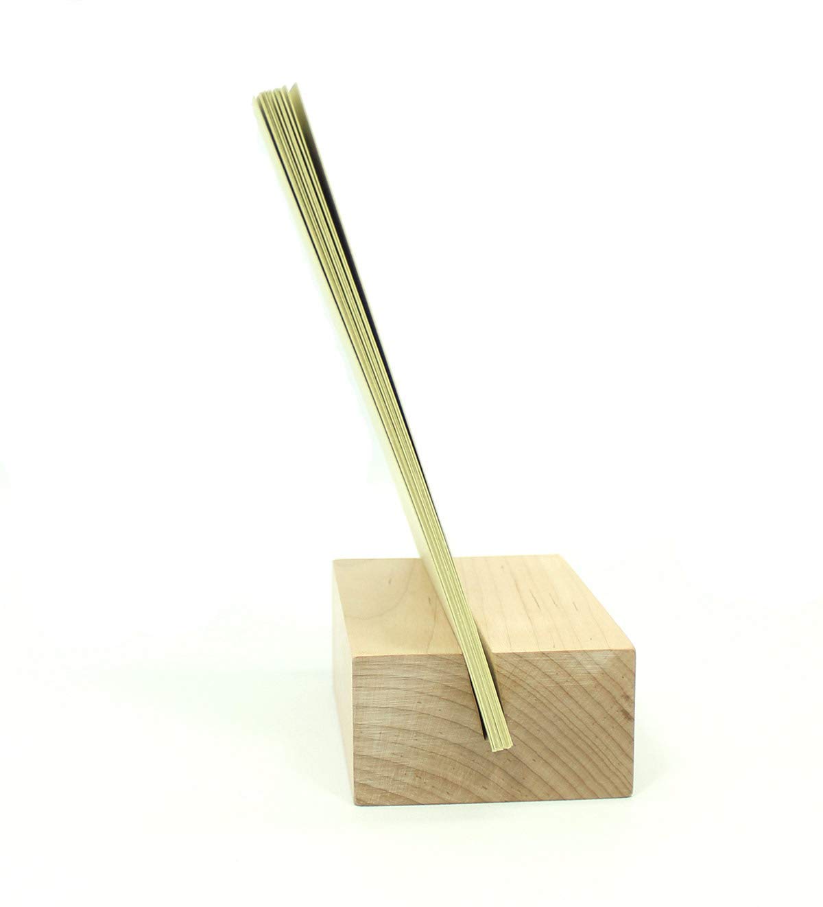 2025 Desk Calendar with Wood Block Stand - Stylish & Functional Office Organizer for Home, Office, or Gift Use
