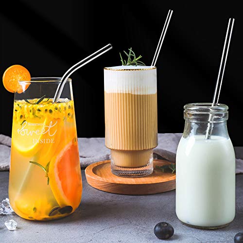 50 Pack Stainless Steel Metal Straws - 10.5
