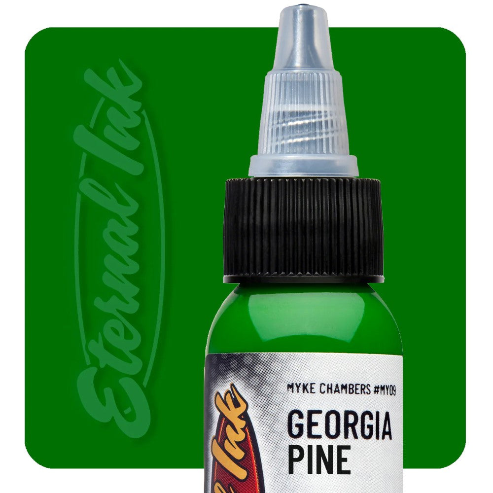 Eternal Ink Tattoo Supply - Myke Chambers Georgia Pine Tattoo Ink for Professional Artists | High-Quality, Long-Lasting Pigments for Tattooing and Body Art