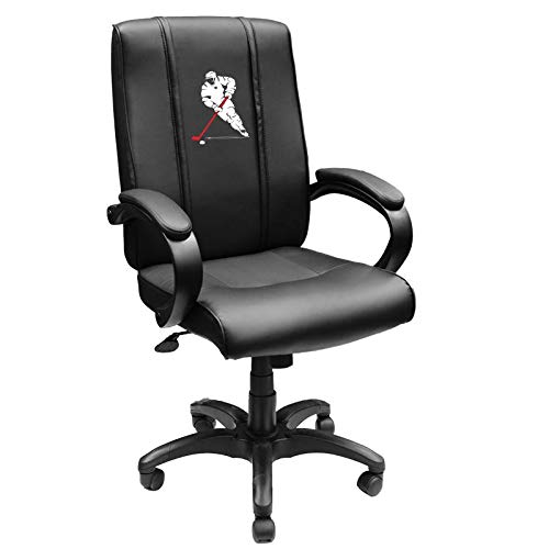 Ergonomic Office Chair 1000 with Hockey Center Logo Panel - Comfortable Desk Chair for Home & Office Workspace