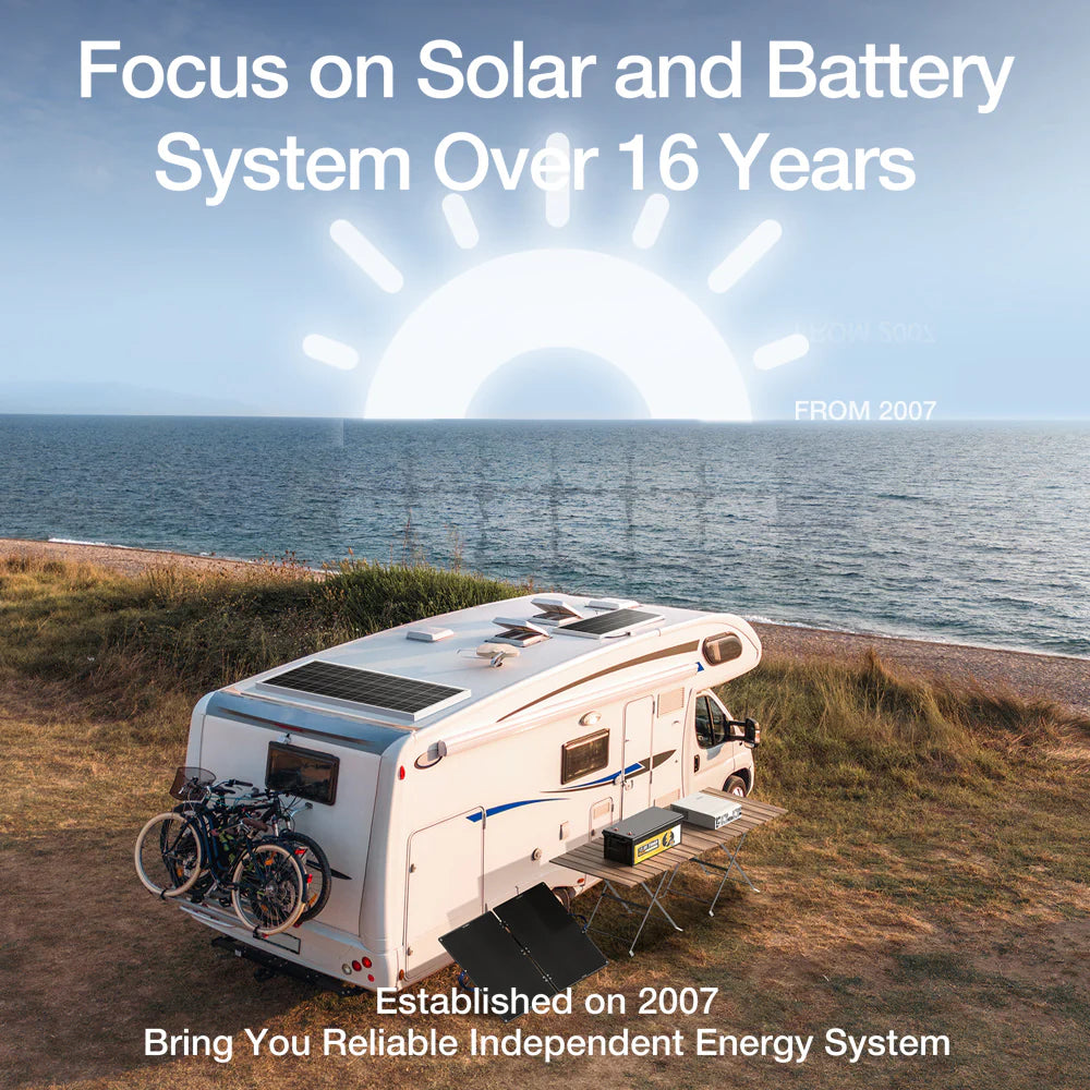 ECO WORTHY 12V 280Ah LiFePO4 Lithium Iron Phosphate Battery with Bluetooth - Perfect for Solar Power Systems, RVs, Marine Applications & Off-Grid Energy Storage
