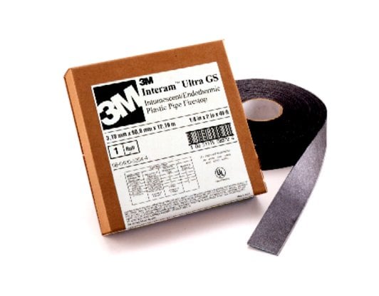 3M Fire Barrier Ultra GS Wrap Strip - Fireproof Sealant for Electrical and HVAC Pipes - Ideal for Commercial Buildings and Industrial Applications
