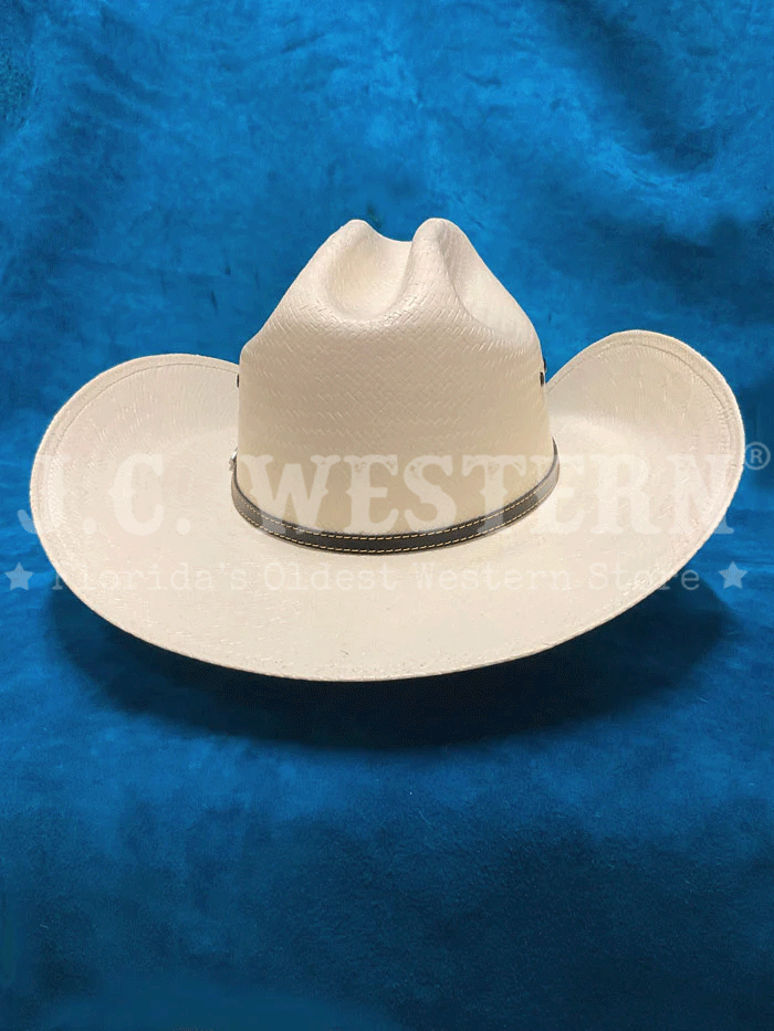 Justin JS1156BKHL4004 10X Black Hills Straw Cowboy Hat in Ivory - Perfect for Western Rodeos, Country Music Festivals & Outdoor Adventures