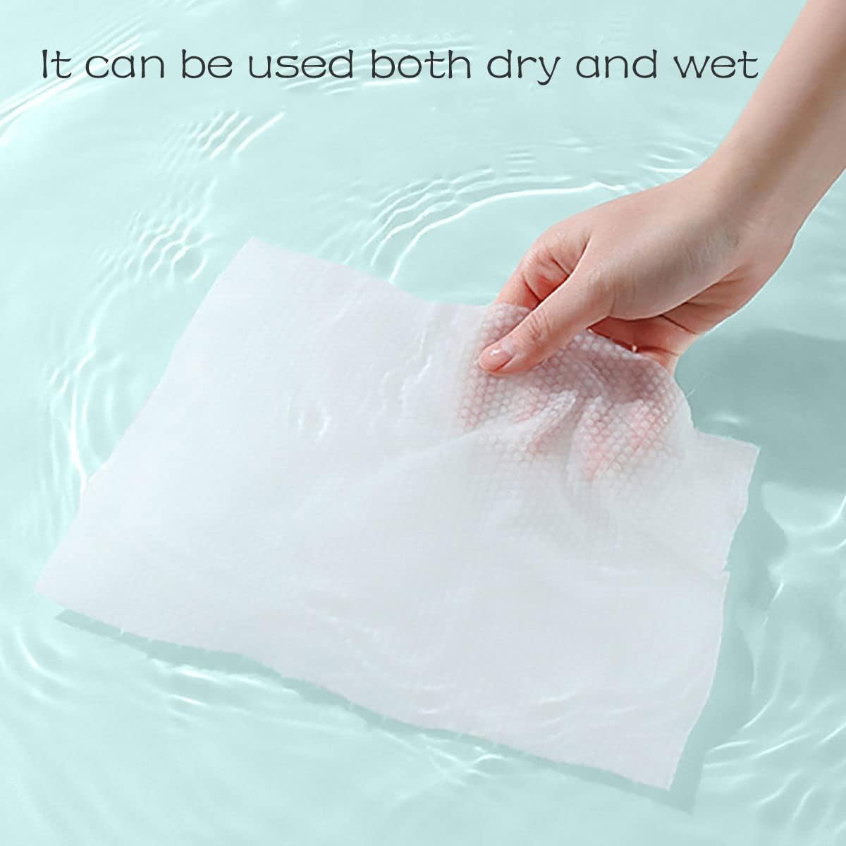 **Soft Disposable Cotton Face Towels - 400 Count Gentle Facial Wipes for Cleansing, Skincare & Makeup Removal | Reusable Dry & Wet Towelettes for Daily Face Wash, Spa & Travel**