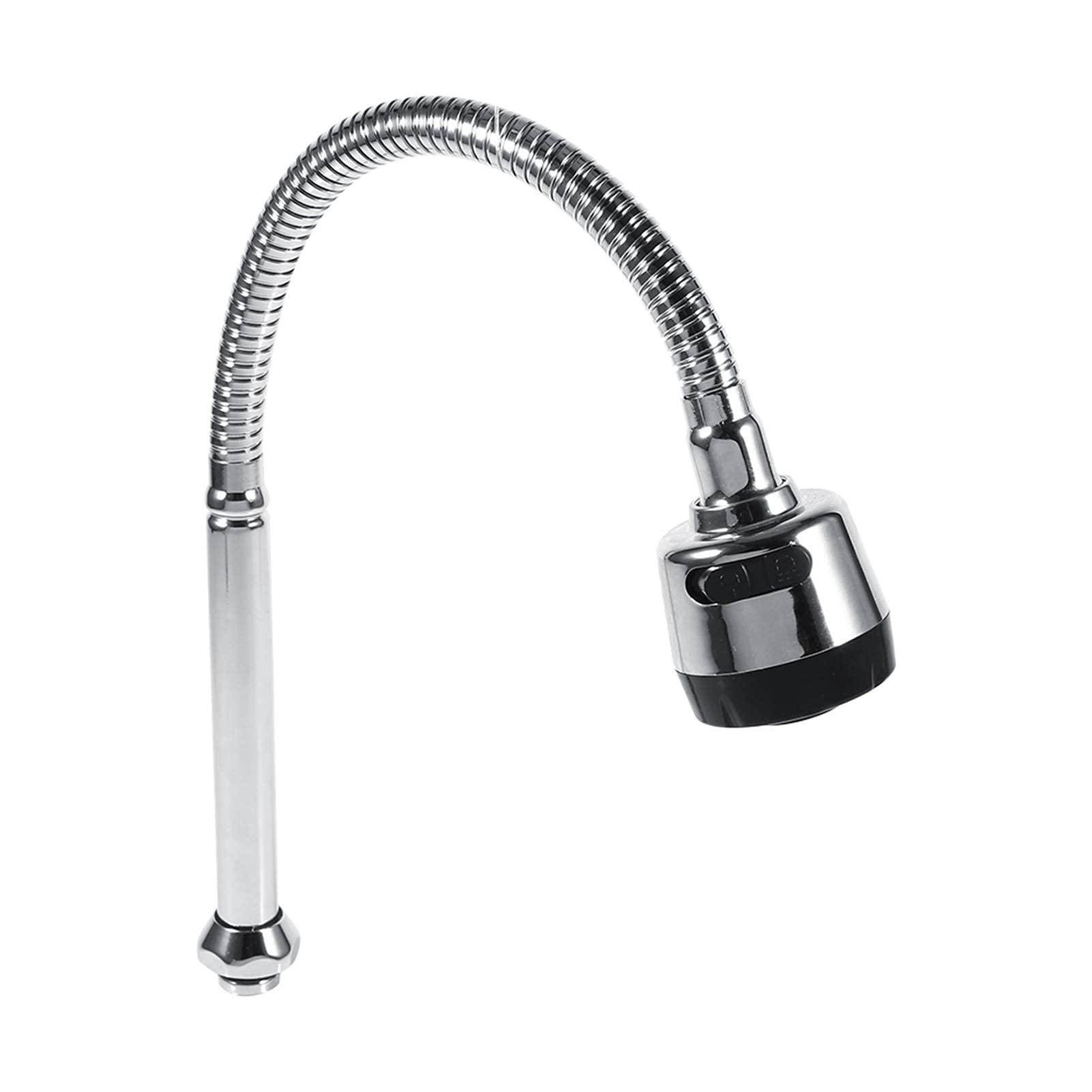 Universal Faucet Spout Replacement with Hose Threads, Kitchen Sink Sprayer Swivel Spout, Durable Tap Pipe Fittings for Single & Double Bowl Sinks - Perfect for Home & Commercial Kitchens