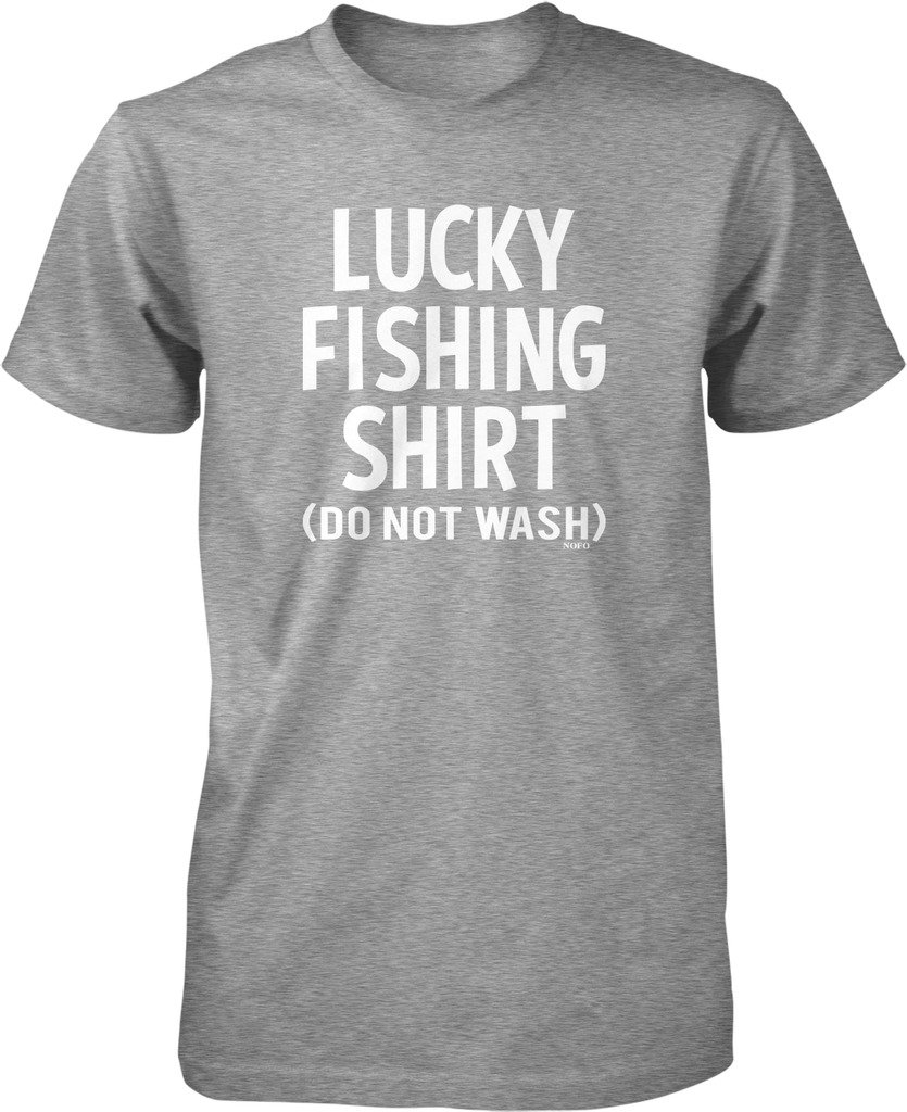Lucky Fishing Shirt - Quick-Dry UV Protection Men's T-Shirt for Outdoor Fishing & Hiking - No Wash Needed