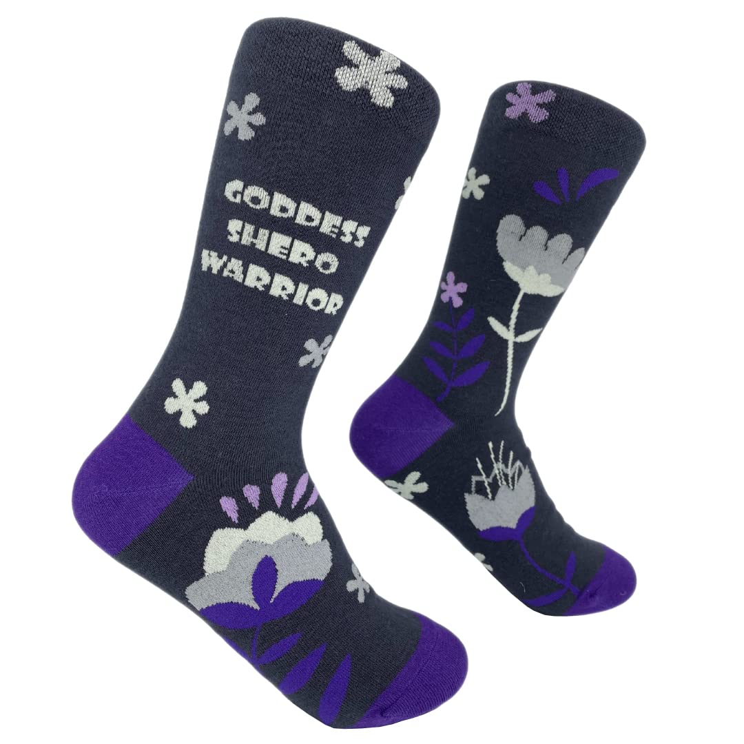 SHEROCIOUS Women's Inspirational & Fun Socks - Cute Novelty Socks for Women - Perfect Self Care Gift for Her - Great for Motivation, Yoga, Workouts & Everyday Wear