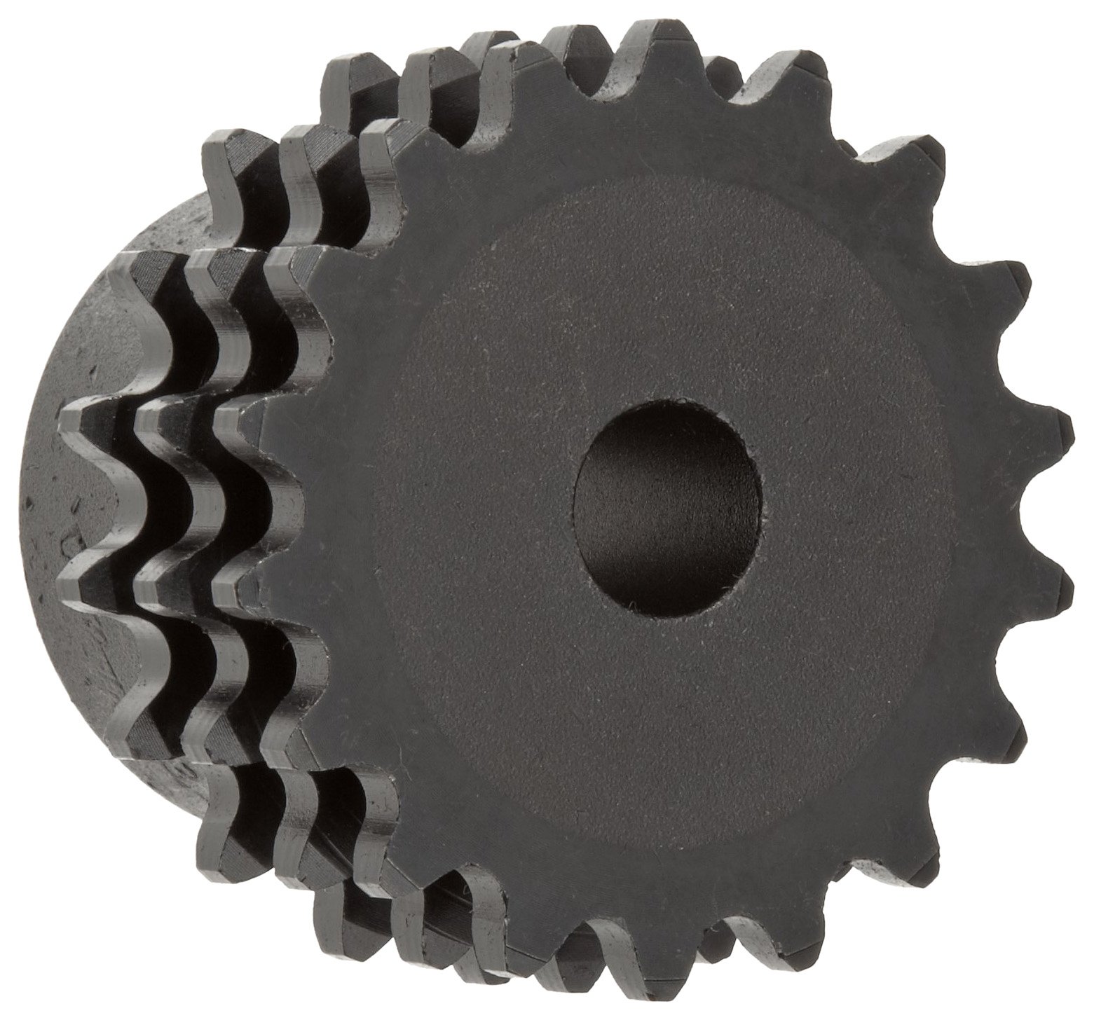 Martin Roller Chain Sprocket - Hardened Teeth, Reboreable Type B Hub, Triple Strand 35 Chain Size (0.375