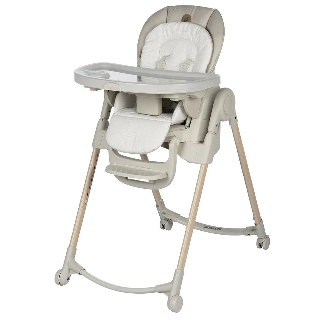 Minla 6-in-1 Convertible High Chair for Babies & Toddlers - Classic Oatmeal Color - Adjustable Height, Reclining Seat, Removable Tray - Perfect for Dining, Feeding & Playtime at Home or Restaurant