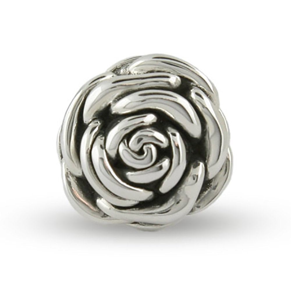 EVE'S ADDICTION Sterling Silver Rose Ring for Women - Elegant Fashion Jewelry Gift for Mom, Wife, Girlfriend - Perfect for Valentine's Day, Anniversary & Special Occasions
