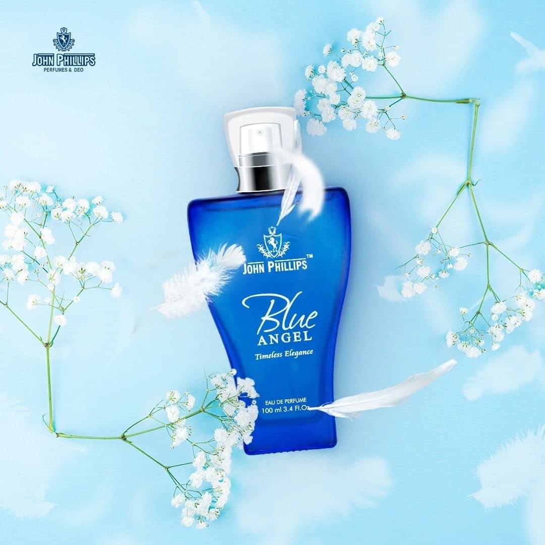 John Phillips™ Blue Angel & Be Found Eau De Parfum - Unisex Perfume for Men & Women | Daily Wear, Casual & Office Fragrance | Long Lasting French Perfume for Date Night & Special Occasions