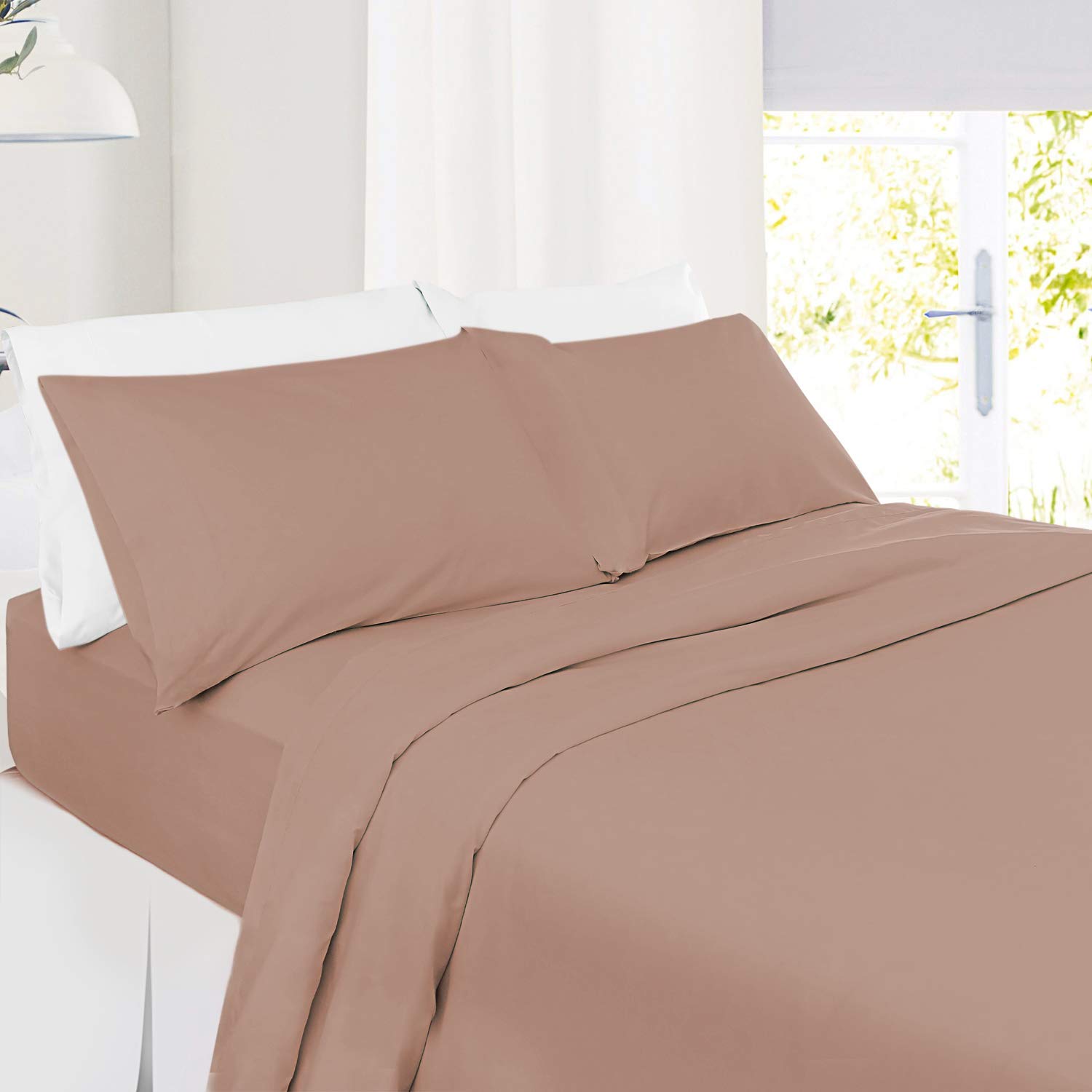Luxury 4-Piece Twin XL Sheet Set - 800 Thread Count 100% Egyptian Cotton Bed Sheets with Extra Long Staple Cotton | Deep Pocket Fits Mattress Up to 15