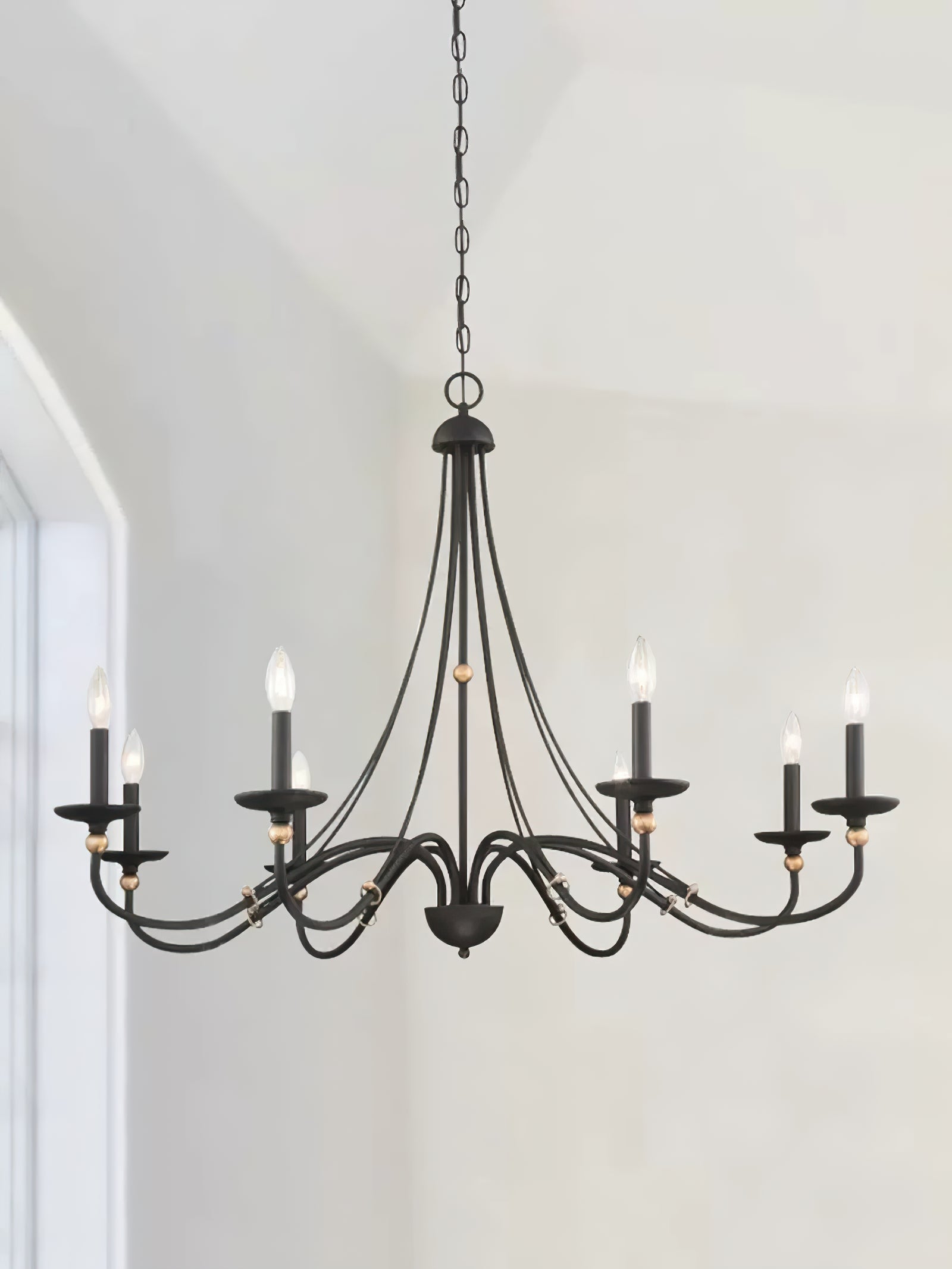 Elegant Eleanor Chandelier - Modern Crystal Ceiling Light Fixture for Dining Room, Living Room & Bedroom | Perfect for Home Decor & Interior Design