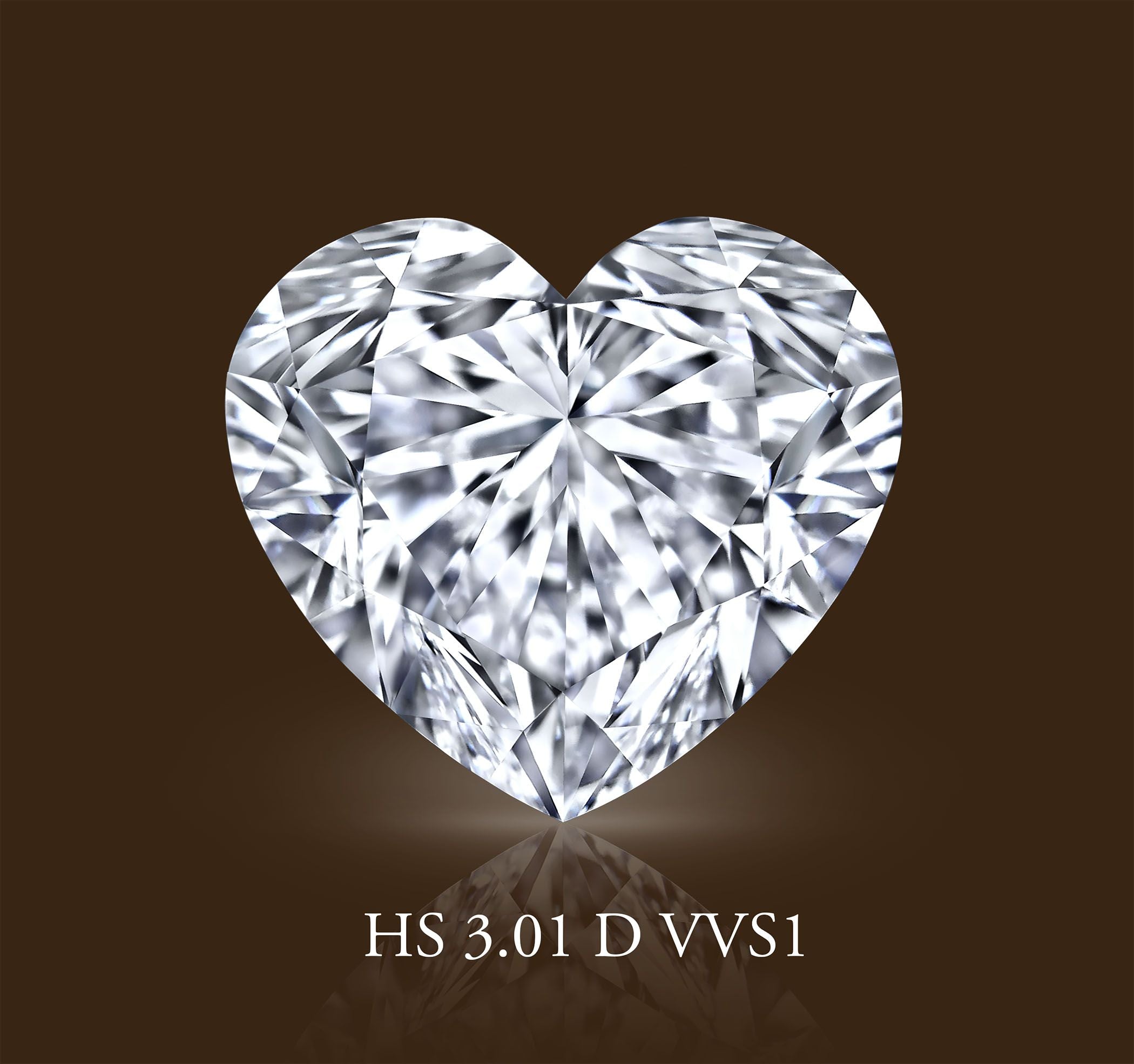 3.01 Carat D Color VVS1 Clarity Heart Cut Diamond for Engagement Rings & Fine Jewelry - Perfect for Proposals, Anniversaries & Special Occasions