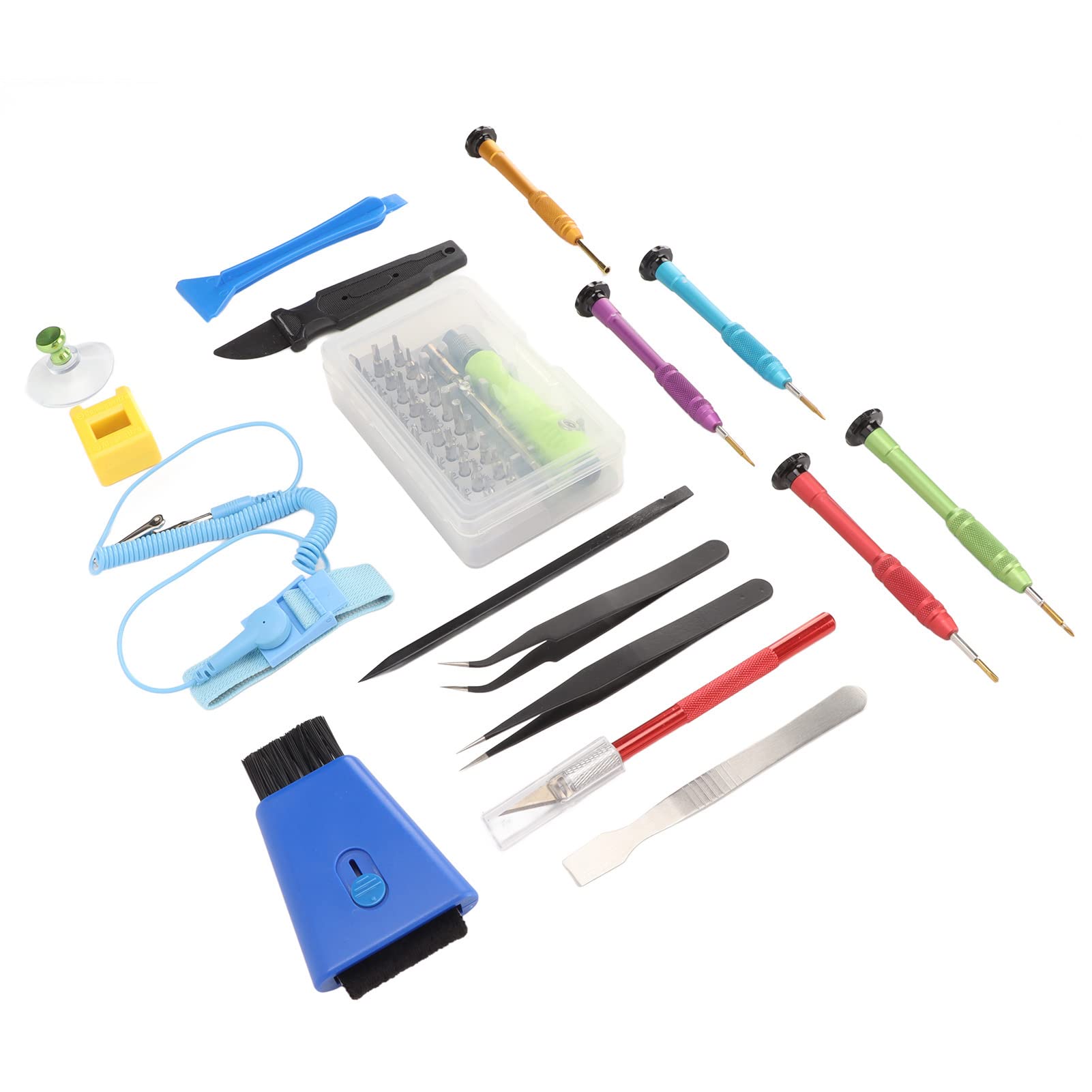 Accurate Professional Laptop Screwdriver Kit - Compact Steel Computer Tool Set with Portable Storage Case for PC, MacBook, and Electronics Repair