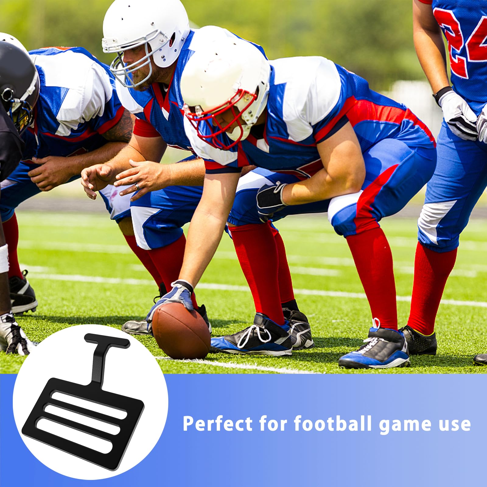 Black T Hook Shoulder Pad for Football - Durable & Adjustable Football Shoulder Support for Training & Games
