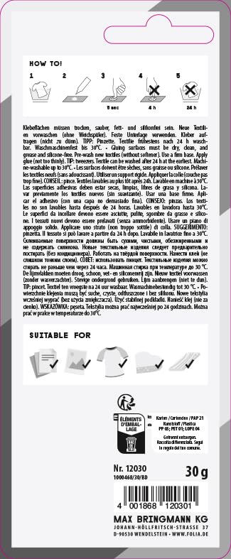 Premium Rhinestone Glue - 30g (1.06oz) for Jewelry Making, DIY Crafts & Fabric Embellishments | Strong Adhesive for Stones, Beads & Sequins | Perfect for Costumes, Accessories & Home Decor Projects