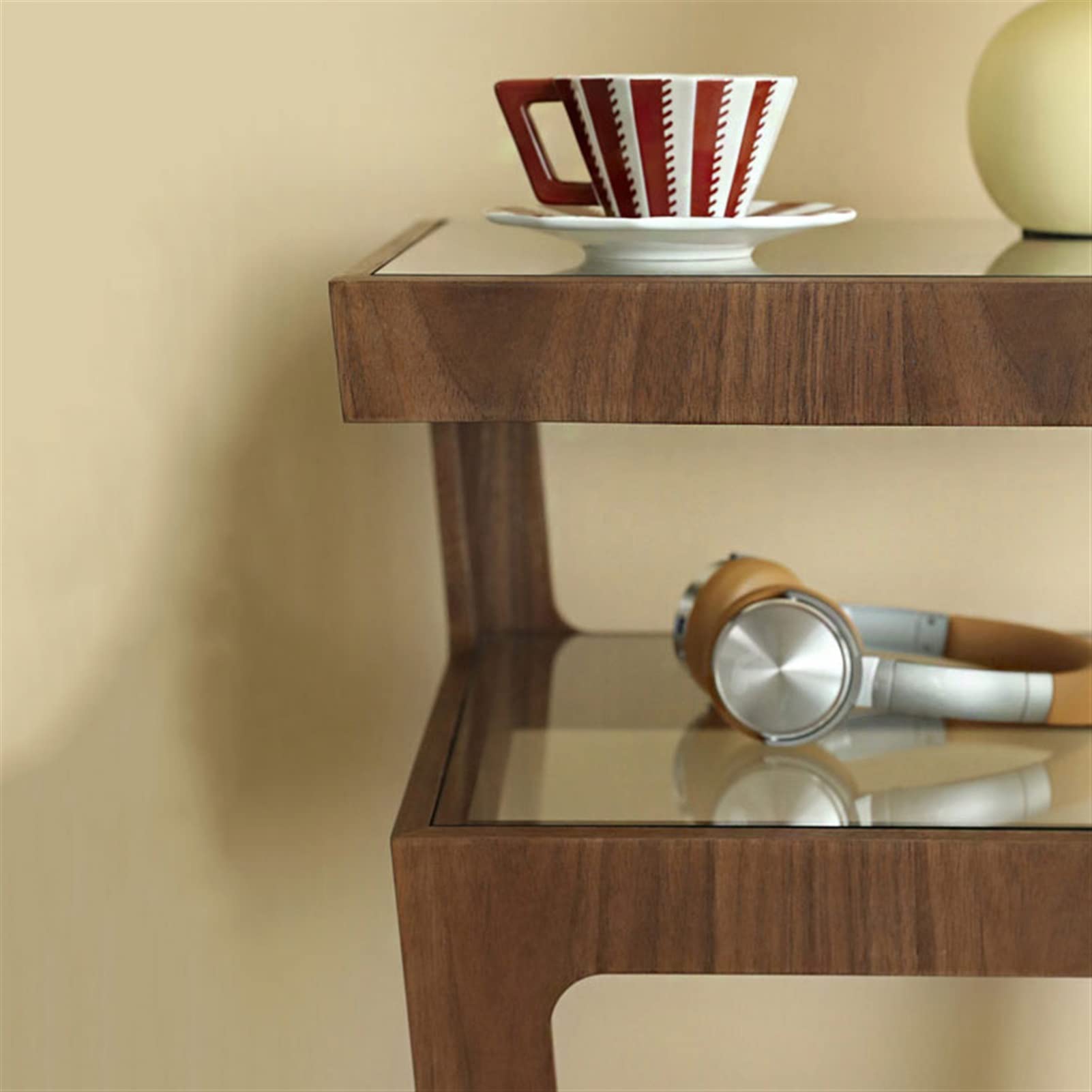 Luxury Square Side Table - Modern Coffee Table for Living Room, Bedroom & Balcony - Small End Table with Lightweight Design - Perfect for Coffee, Books & Decor